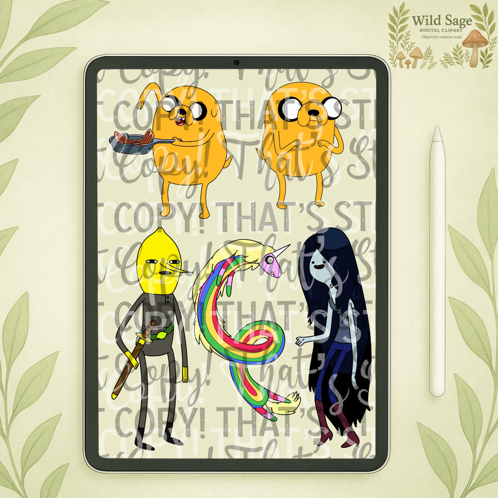 Adv3ntur3 Character Clipart Bundle