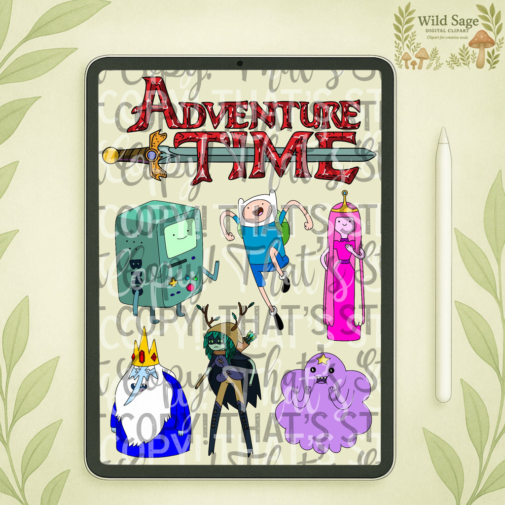 Adv3ntur3 Character Clipart Bundle