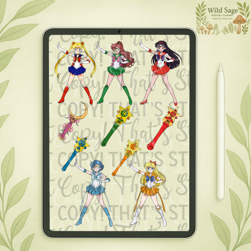 Anime Clipart Bundle