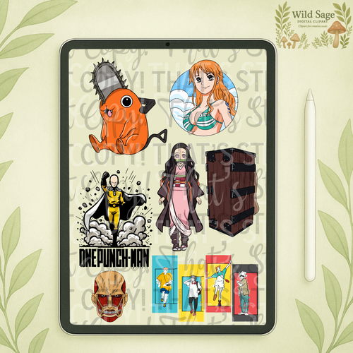 Anime Clipart Bundle