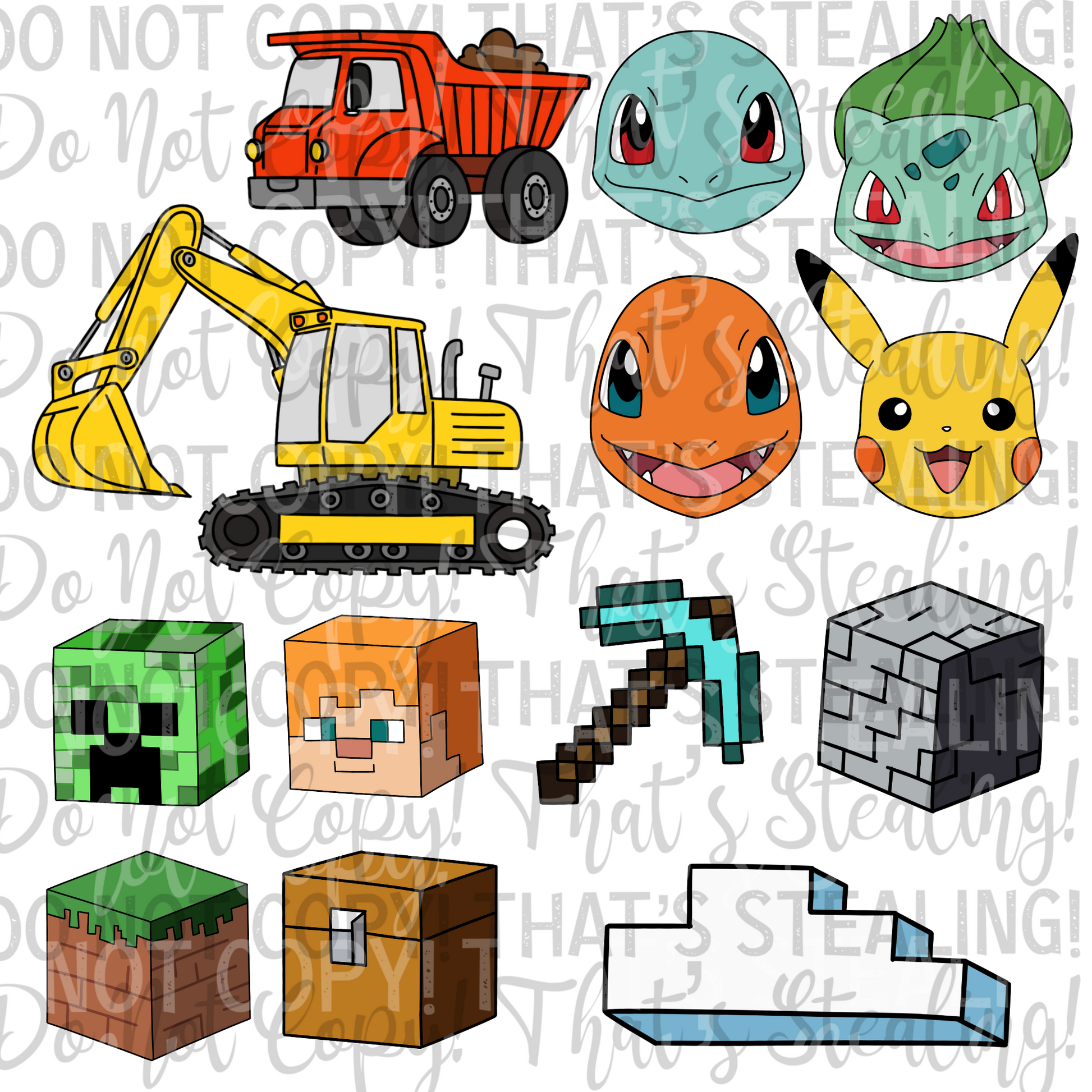Boys Aesthetic Clipart Bundle