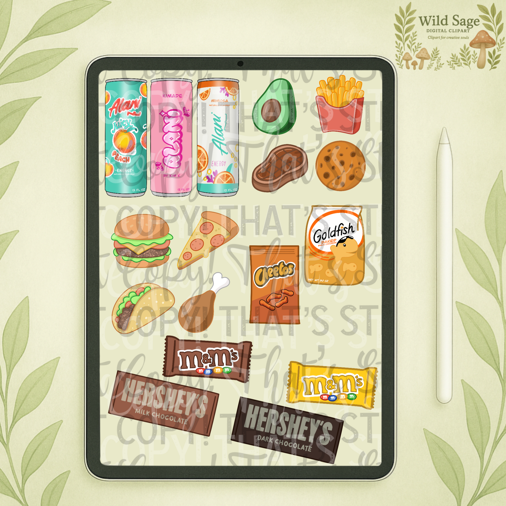 Food/Snacks Clipart Bundle