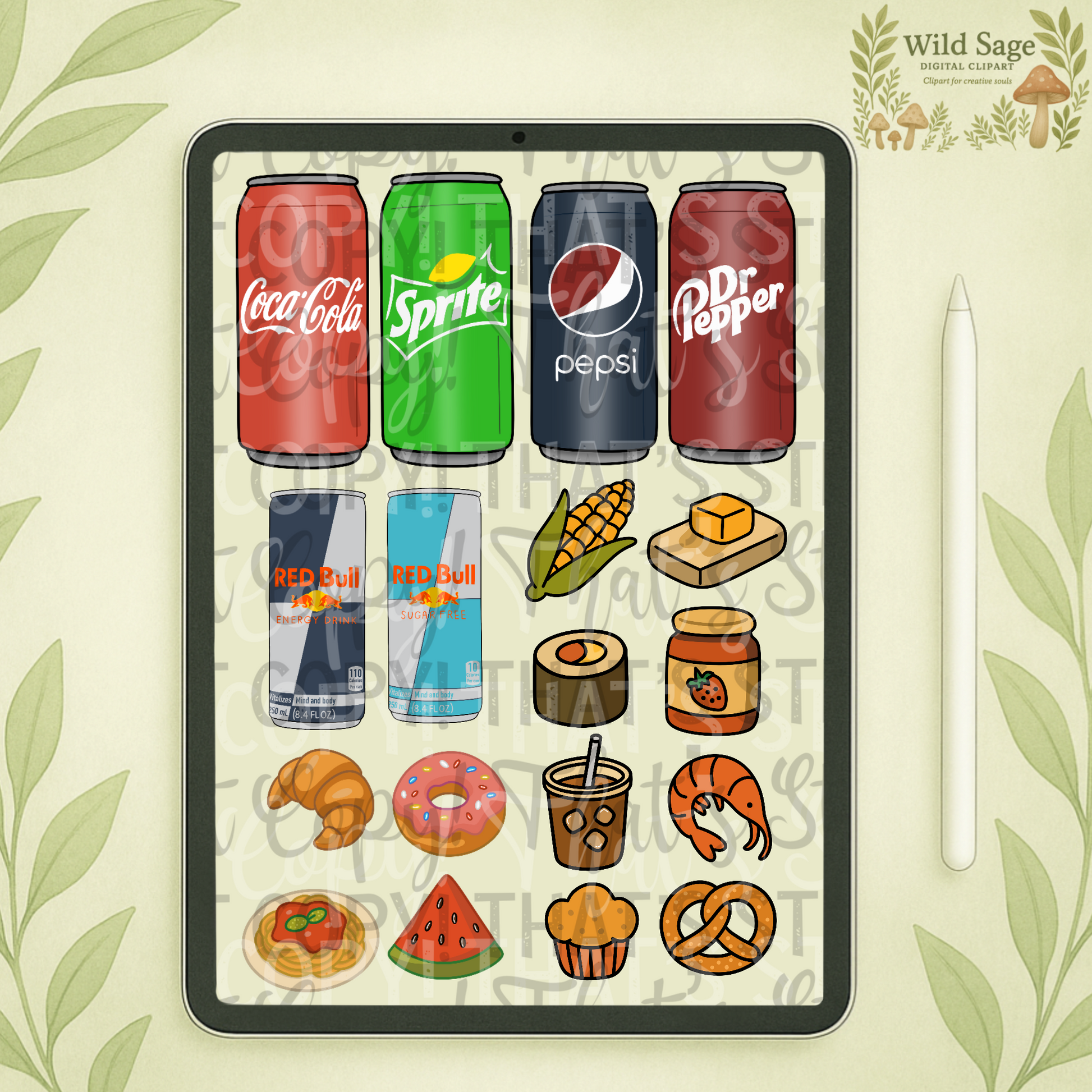 Food/Snacks Clipart Bundle
