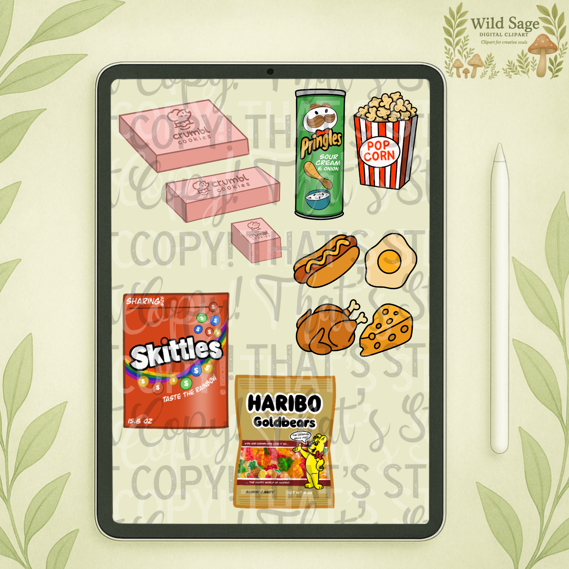 Food/Snacks Clipart Bundle