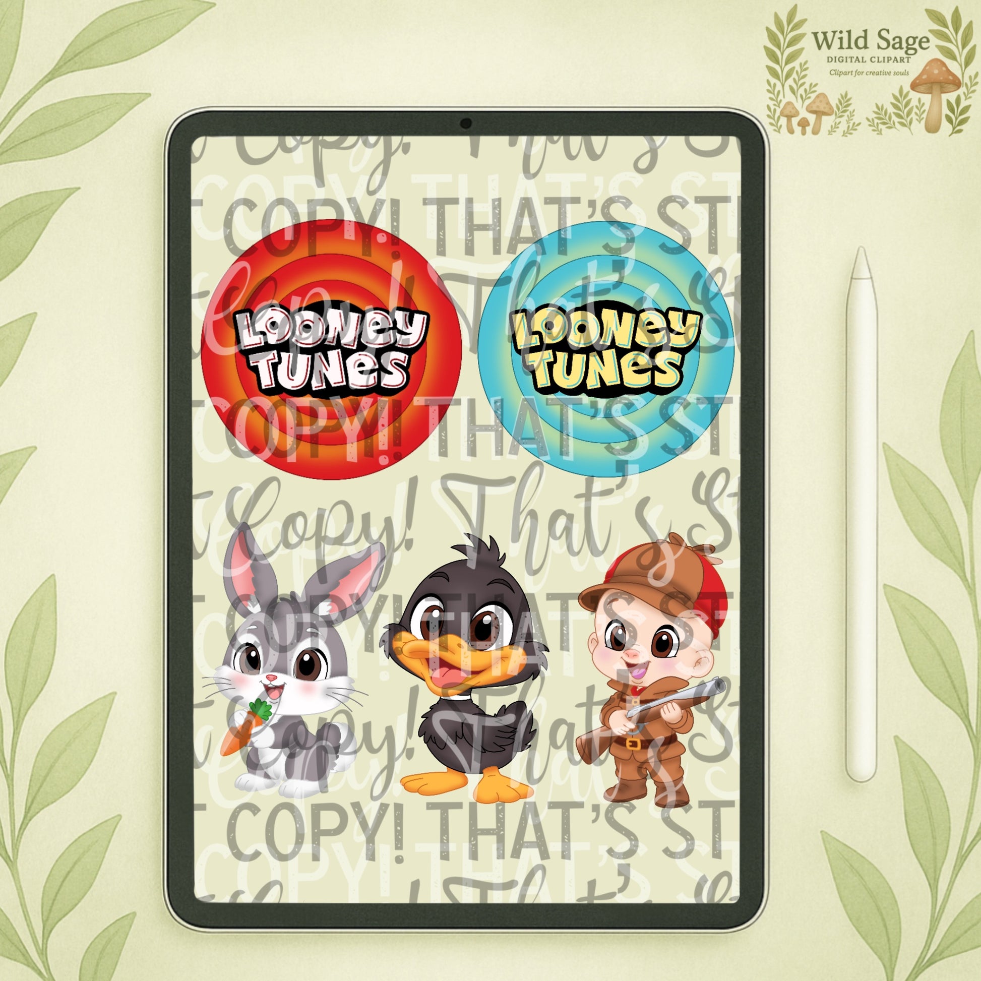 Chibi-Tunes Clipart Bundle