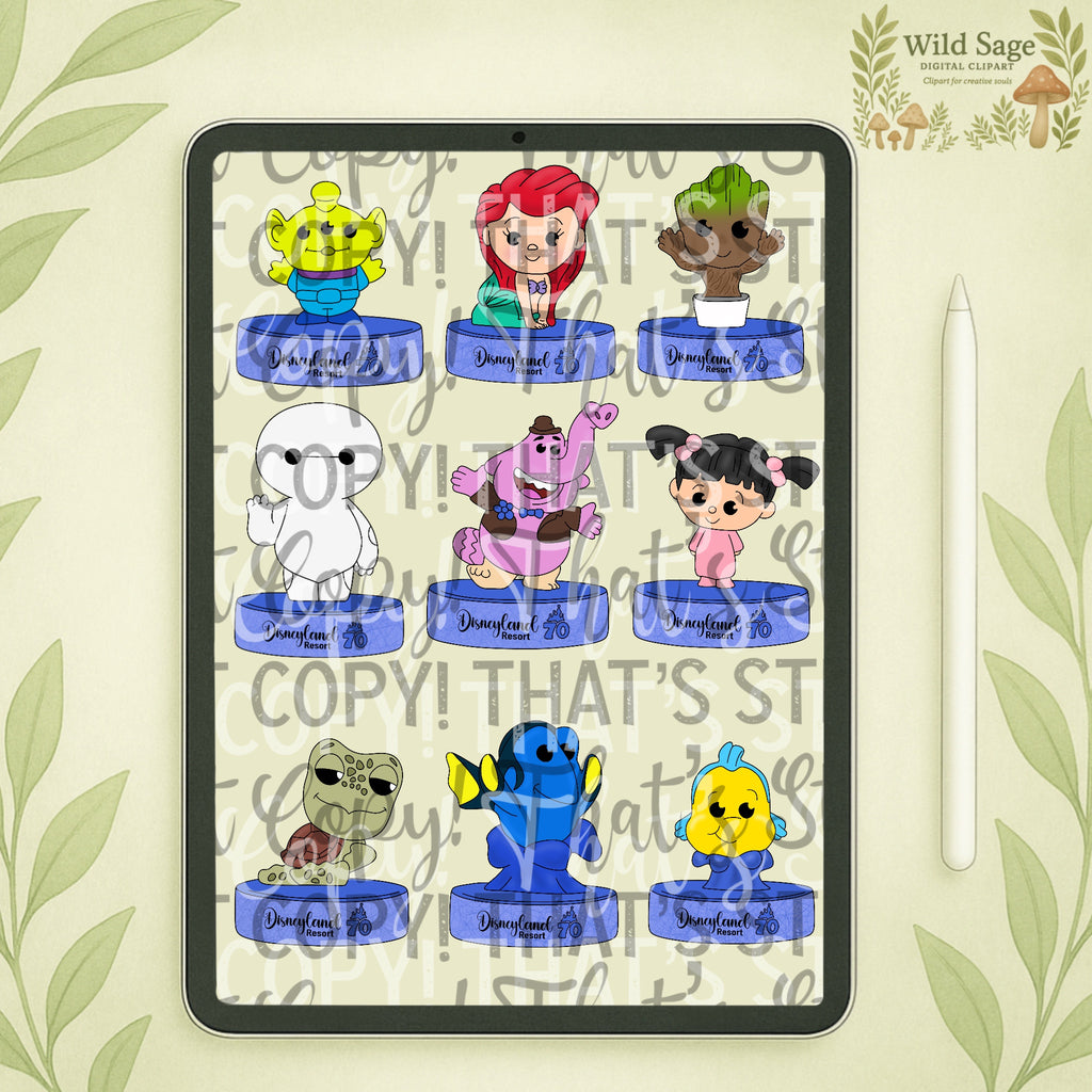 Mickey D’s Toy Clipart Bundle