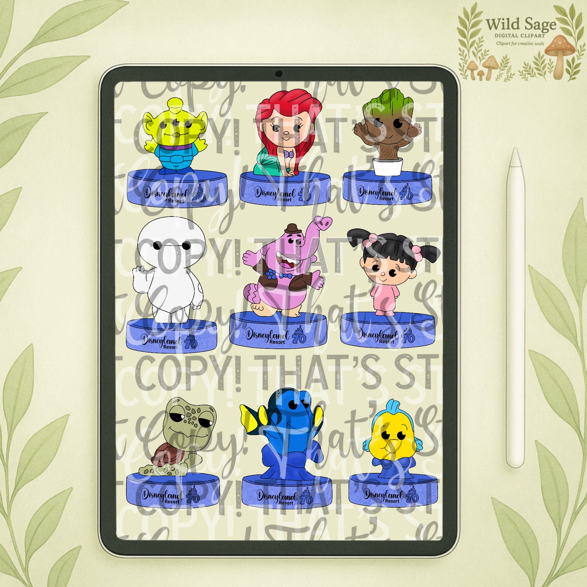 Mickey D’s Toy Clipart Bundle