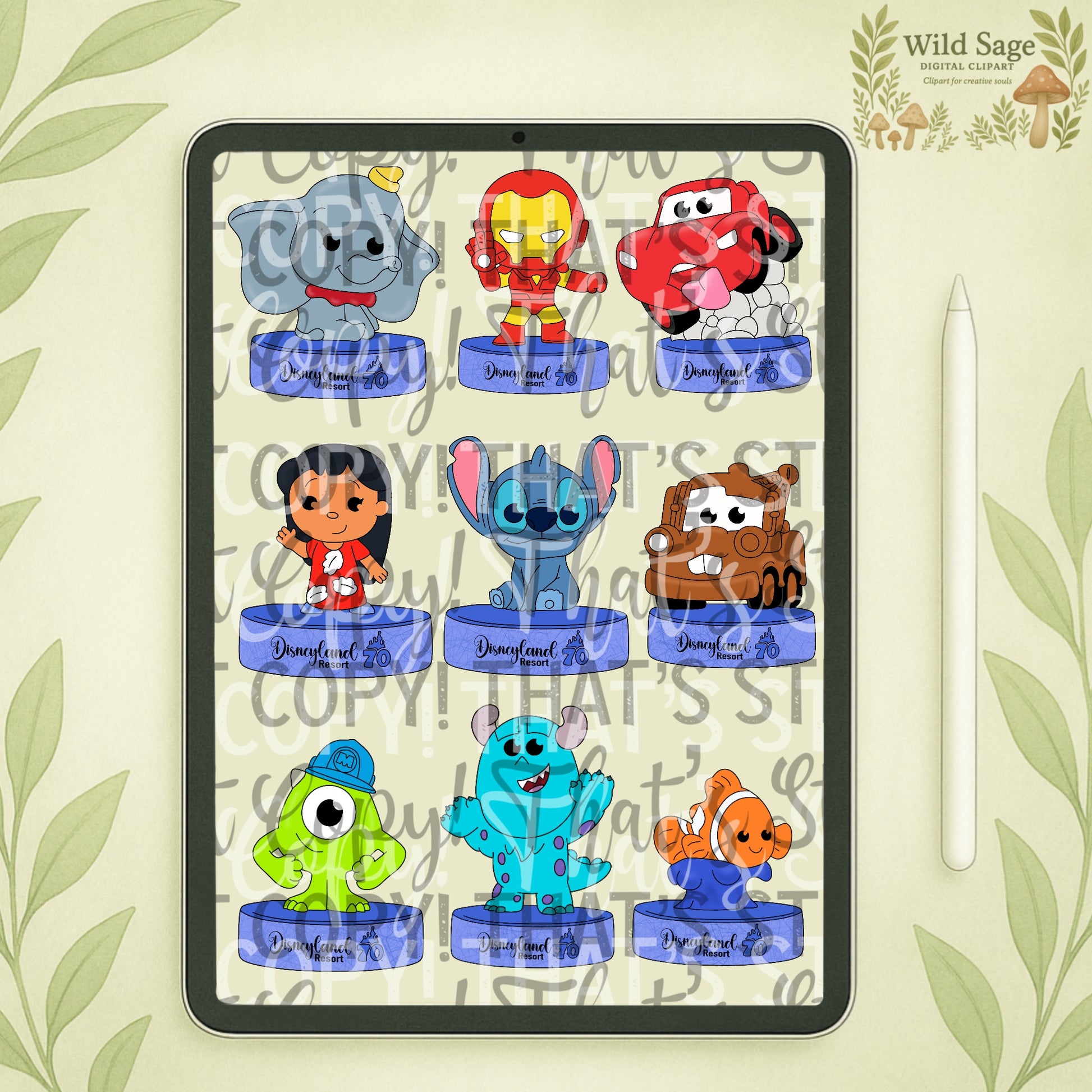 Mickey D’s Toy Clipart Bundle