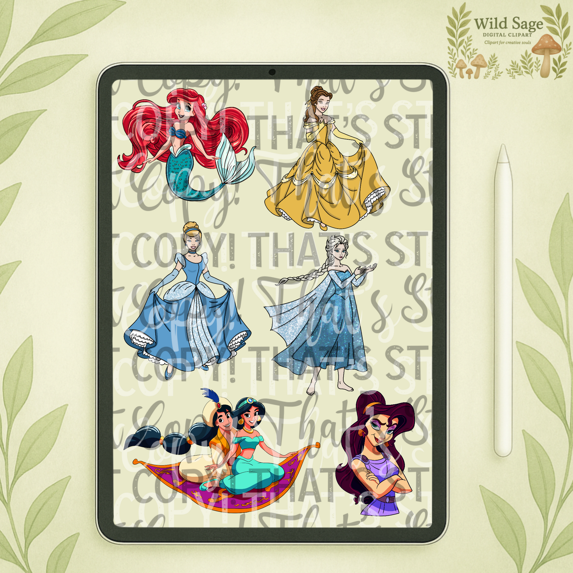 Princess Clipart Bundle