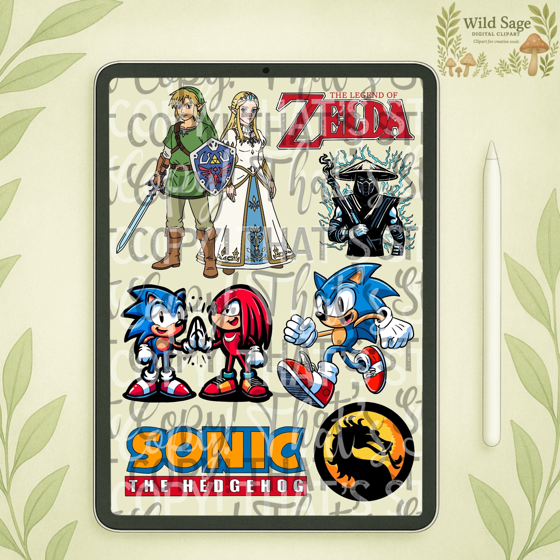Video Game Clipart Bundle