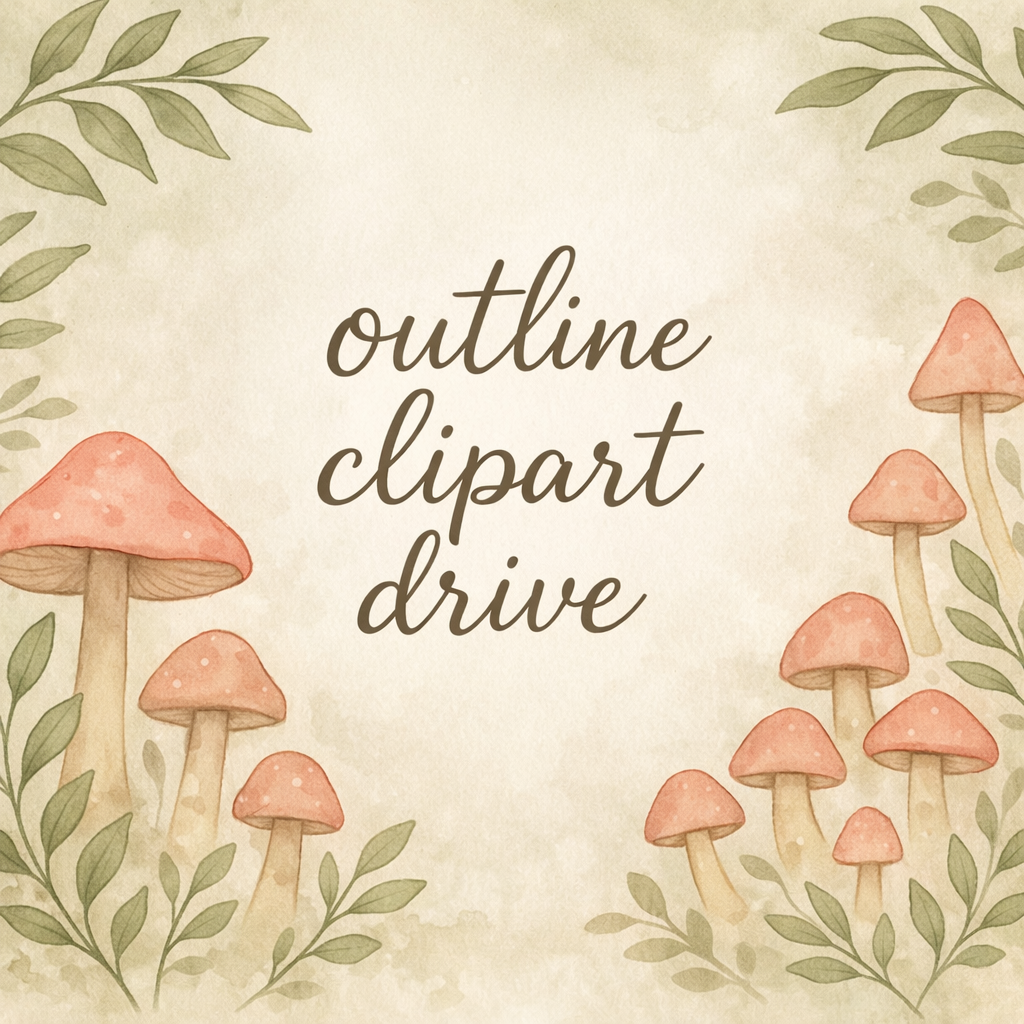 Outline Yearly Clipart Drive